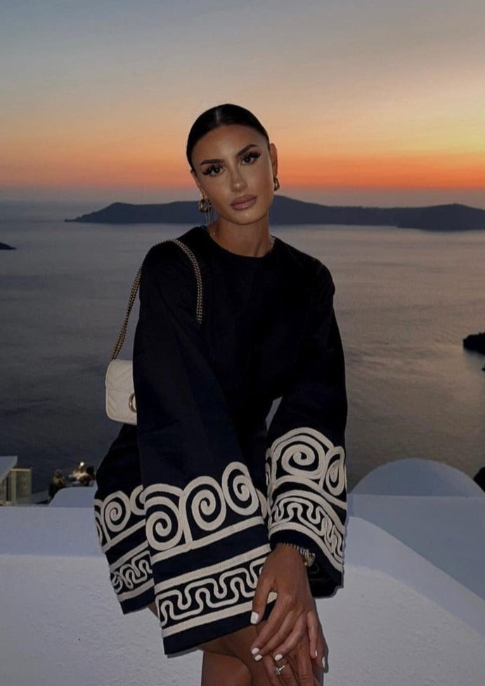 Levoire | Robe À Manches Courtes Avec Manches Longues