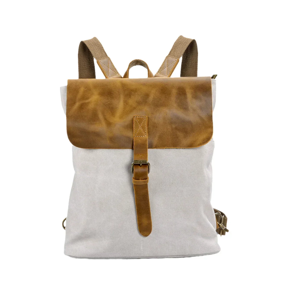 Levoire | Sac Bandoulière Élégant En Toile, Convertible Beige