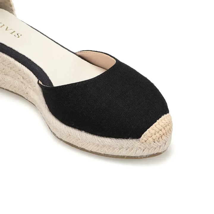Levoire | Sandales À Talon Compensé Pour Femmes Confortables À Lacets Pour L'Été