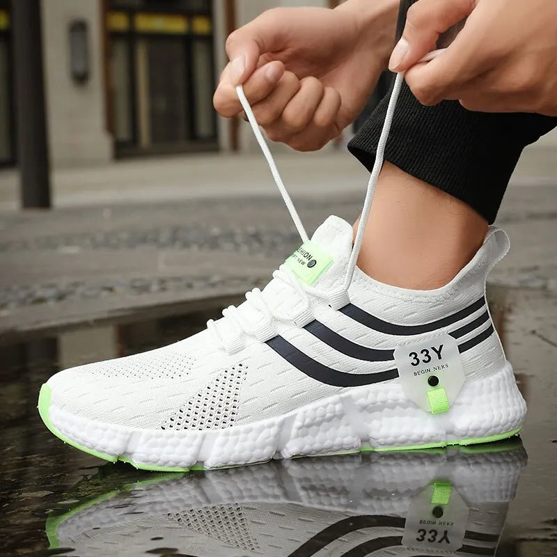 Levoire | Chaussures De Padel Flexibles Avec Semelle Ergonomique Pour Hommes Blanc