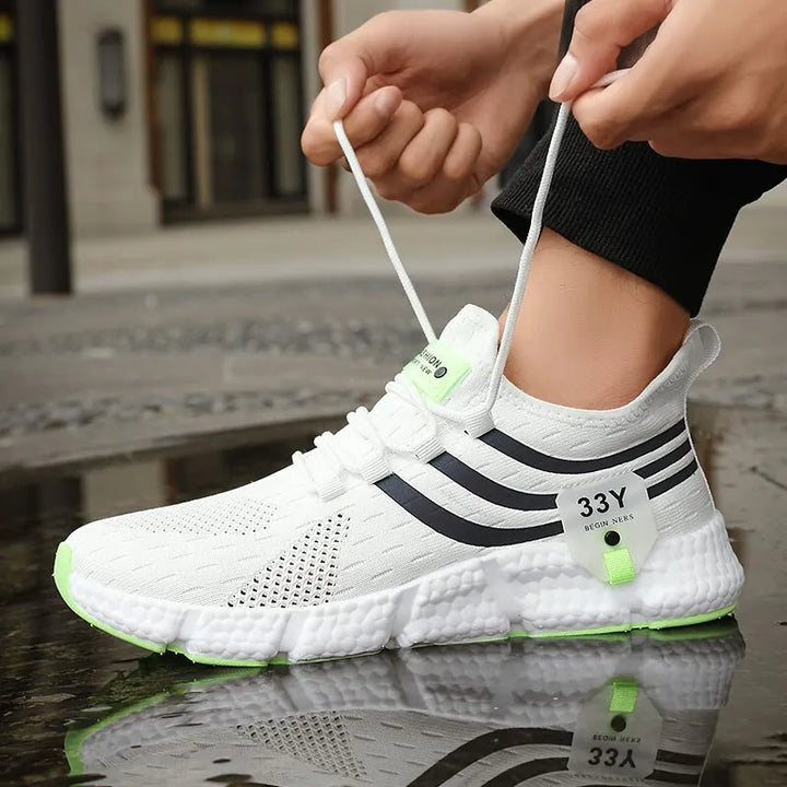 Levoire | Chaussures De Padel Flexibles Avec Semelle Ergonomique Pour Hommes Blanc