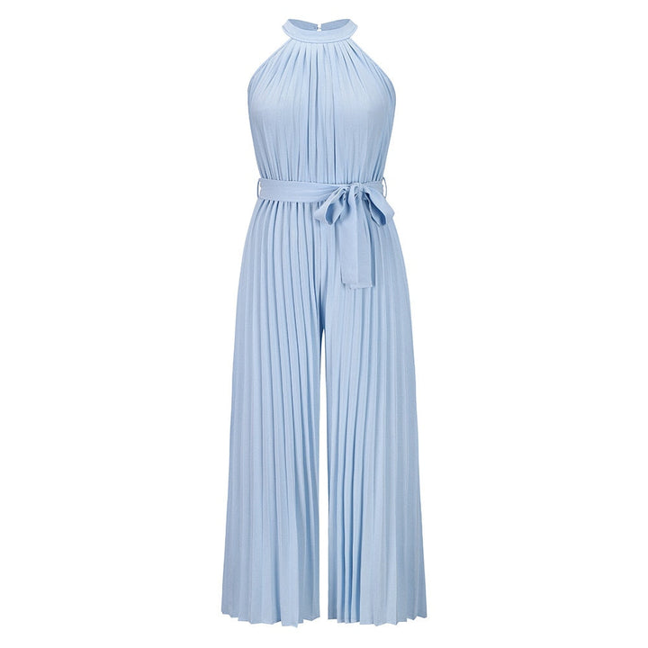 Levoire | Mono Avec Plis Pour Femmes Bleu ciel