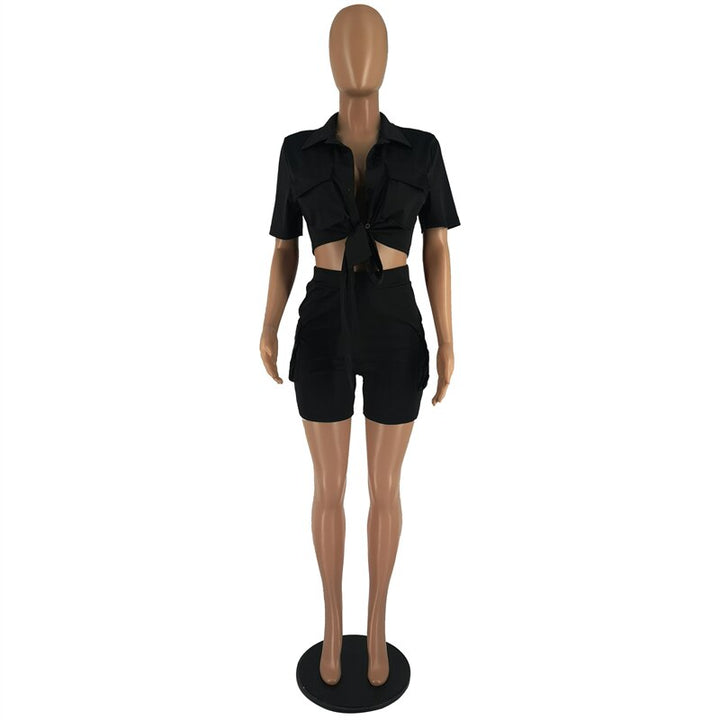 Levoire | Cargo Stilted Courte Manche Crop & Shorts
