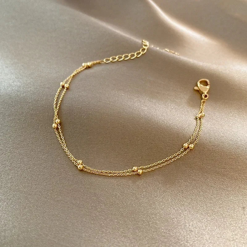 Levoire | Bracelet Perles Tendance Or
