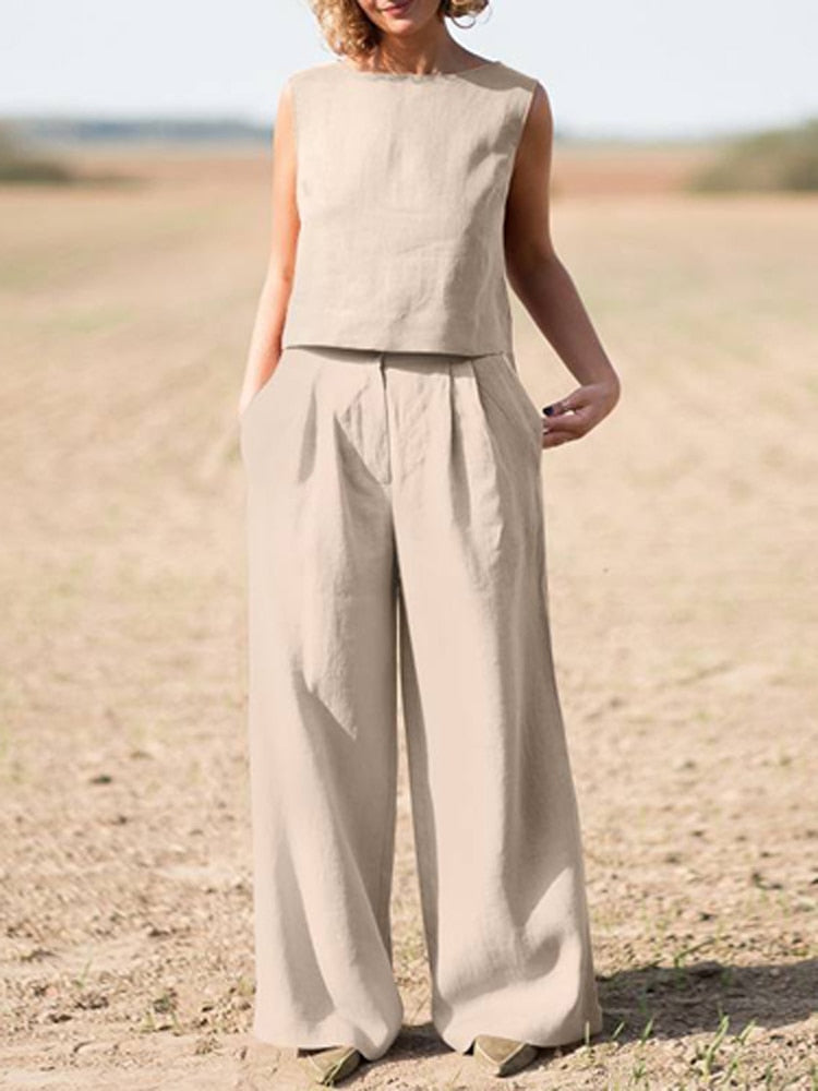 Levoire | Costume Deux Pièces Pour Femmes Beige
