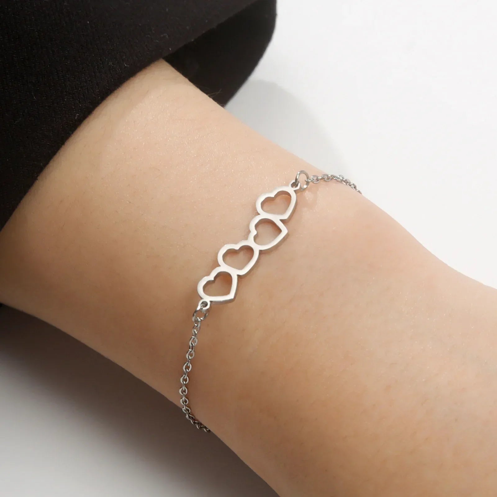 Levoire | Bracelet Cœur En Acier Inoxydable