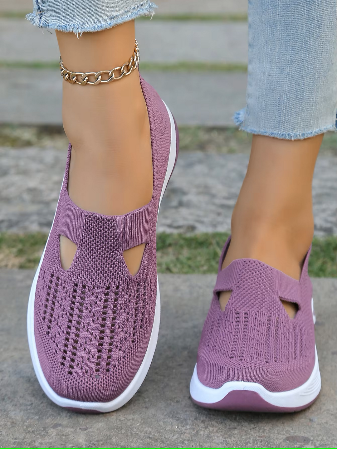 Levoire | Baskets Femme Toutes Saisons Violet
