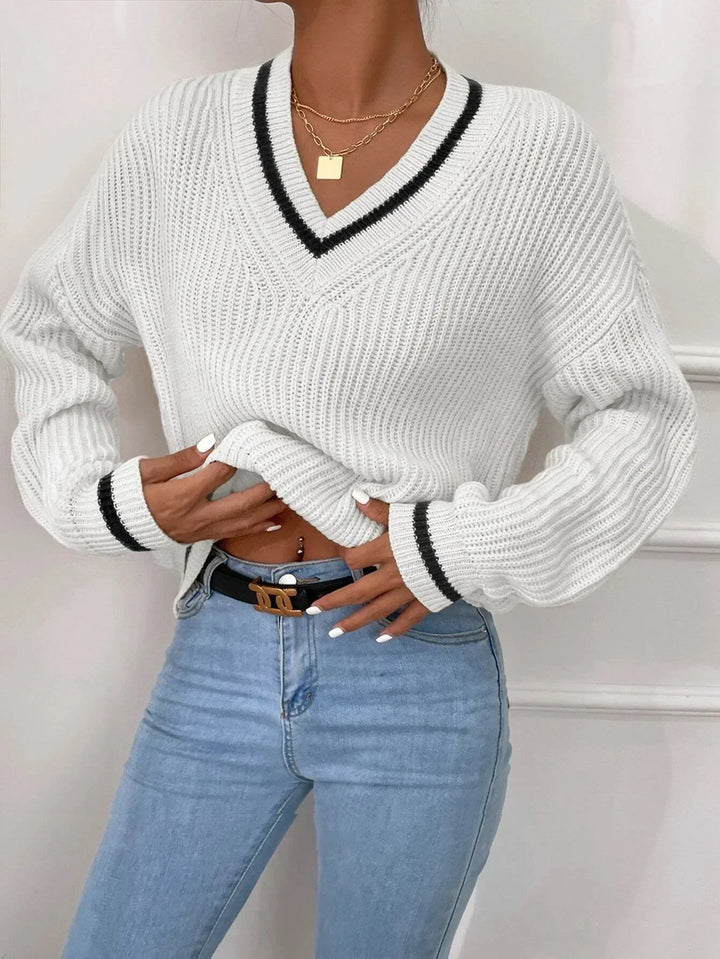 Levoire | Pull En Maille Français Blanc