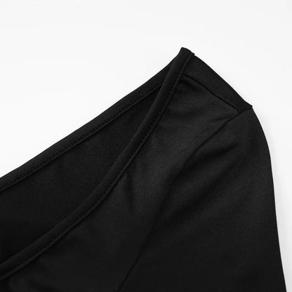 Levoire | Sans Manches Robe Asymétrique Dos Nu Taille Haute