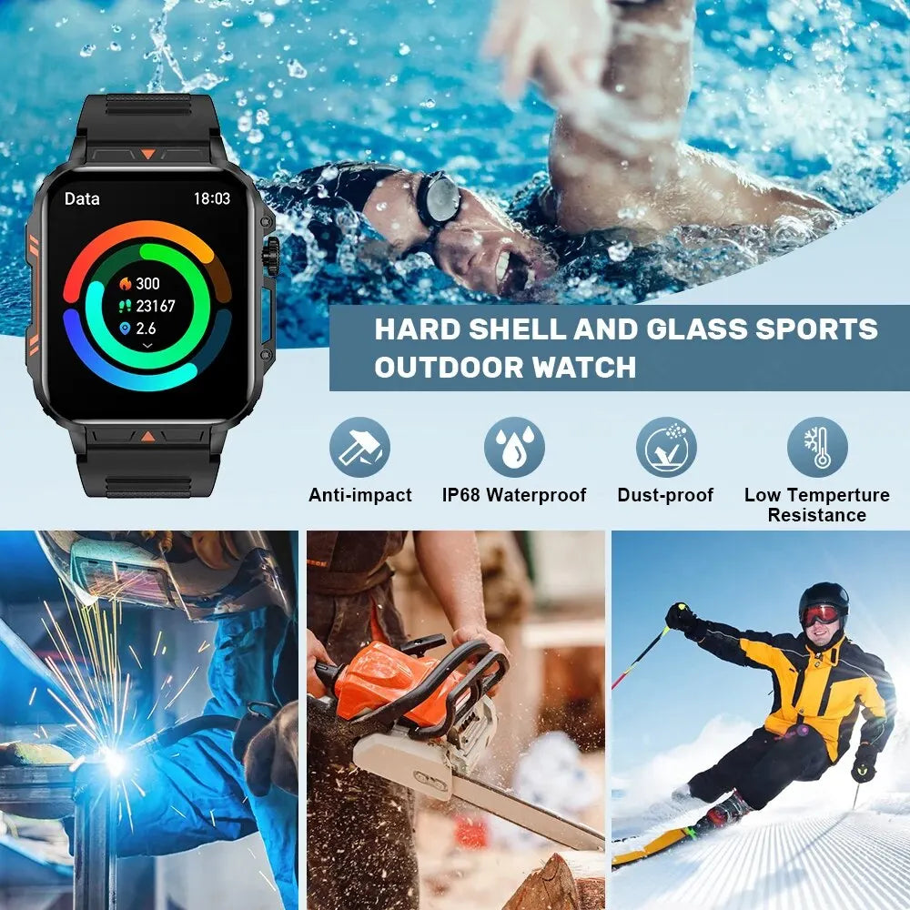 Levoire | Montre Intelligente Avec Un Écran De 1,95 Pouce Et Suivi De La Santé