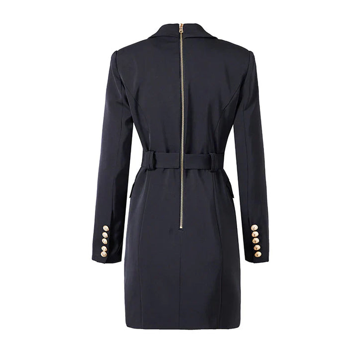 Levoire | Robe Blazer Bureau Classique avec Ceinture