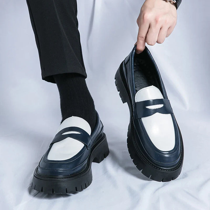 Levoire | Bottes En Cuir De Luxe Fait Main Noir Blanc