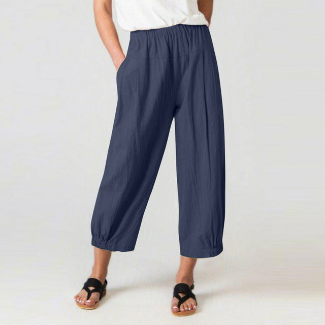 Levoire | Avec Taille Haute Bleu foncé