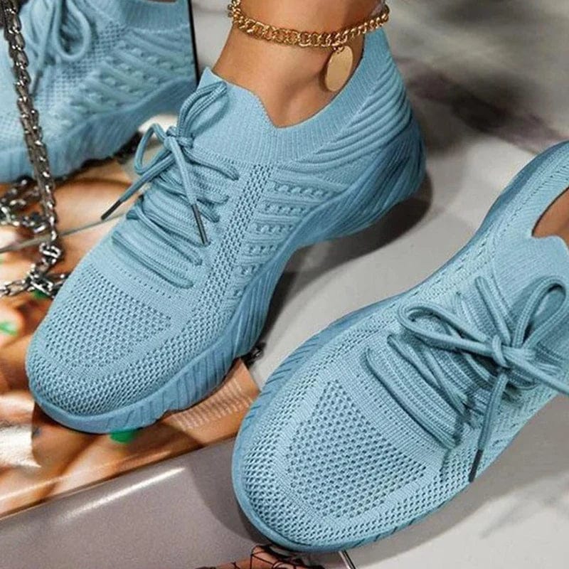 Levoire | Baskets Orthopédiques Confort Bleu ciel 4 AU (35 EU)