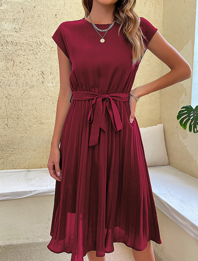 Levoire | Robe Mini Aérée Plissée Pour Femmes