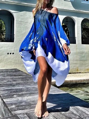 Levoire | Asymmetrische Lange Zomerjurk D Taille unique