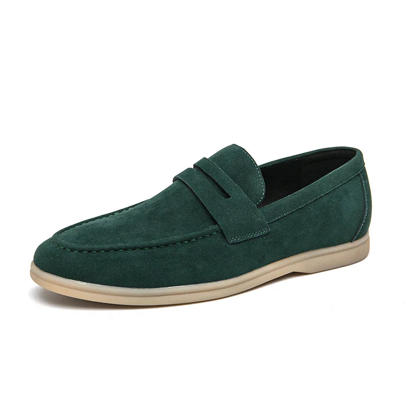 Levoire | Chaussures En Cuir Élégantes Pour Hommes Vert