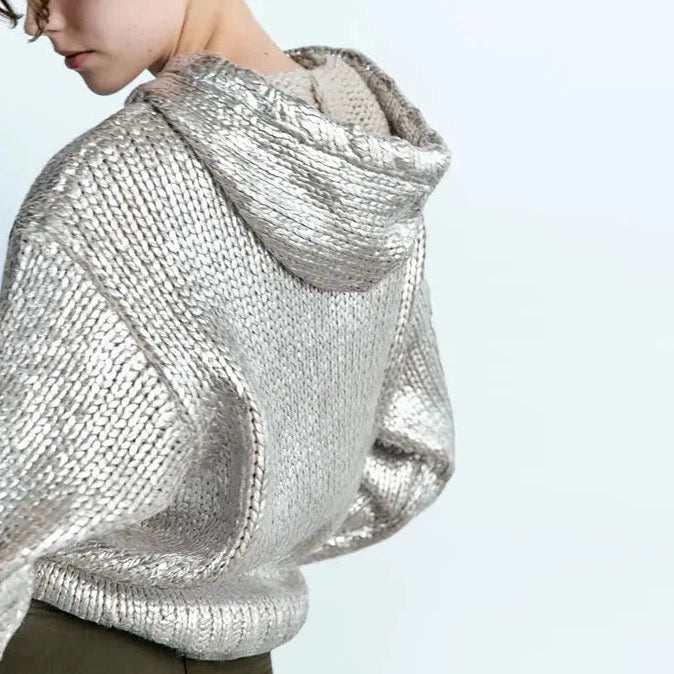 Levoire | Sweatshirt En Métal Argenté