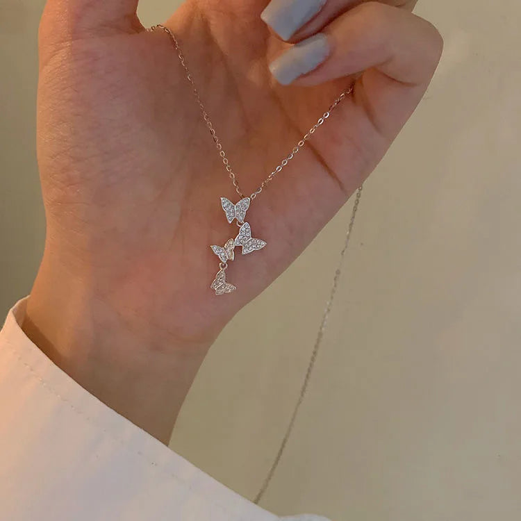 Levoire | Collier Papillon À Double Rangée NJ-538