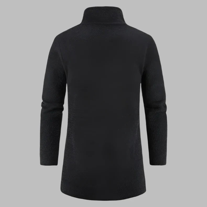 Levoire | Pull En Polaire Long Confortable Avec Zip Pour Hommes