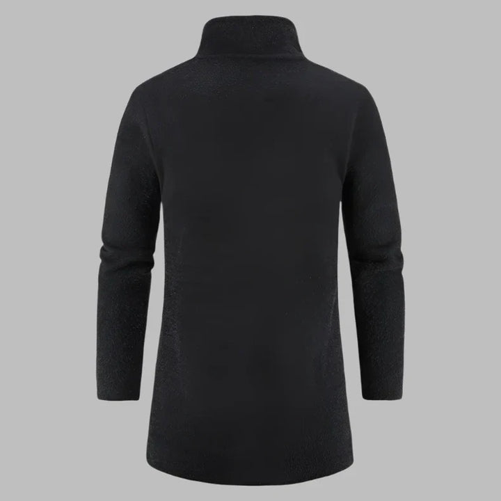 Levoire | Pull En Polaire Long Confortable Avec Zip Pour Hommes