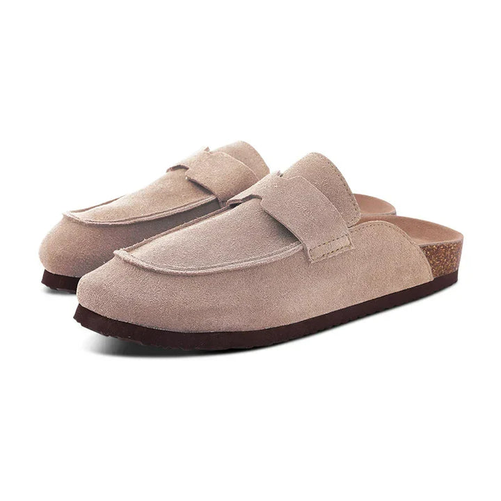 Levoire | Classiques Chaussures En Cuir Antidérapantes Pour Femmes Abricot
