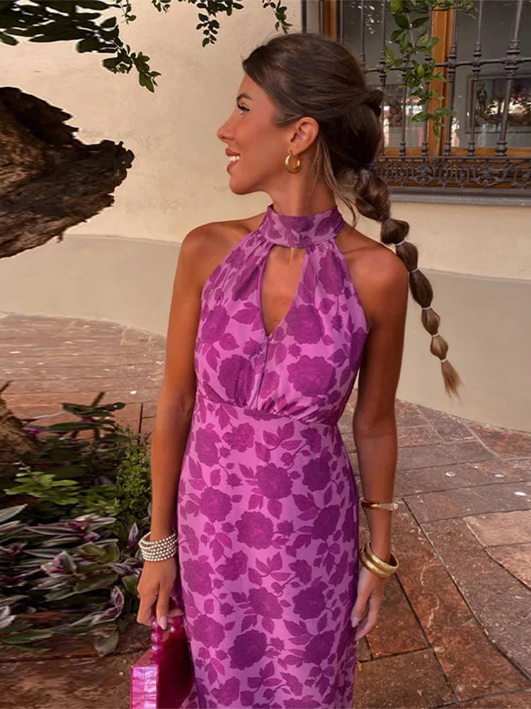 Levoire | Robe Fleurie Sexy Avec Décolleté Séduisant