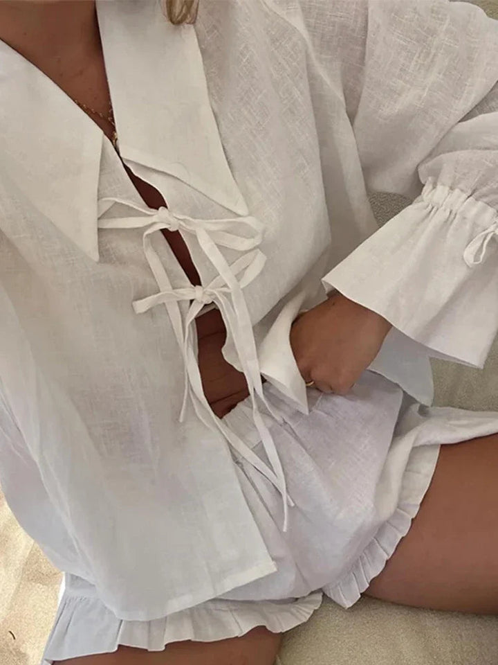 Levoire | Tenue Élégante En Chemise Et Short