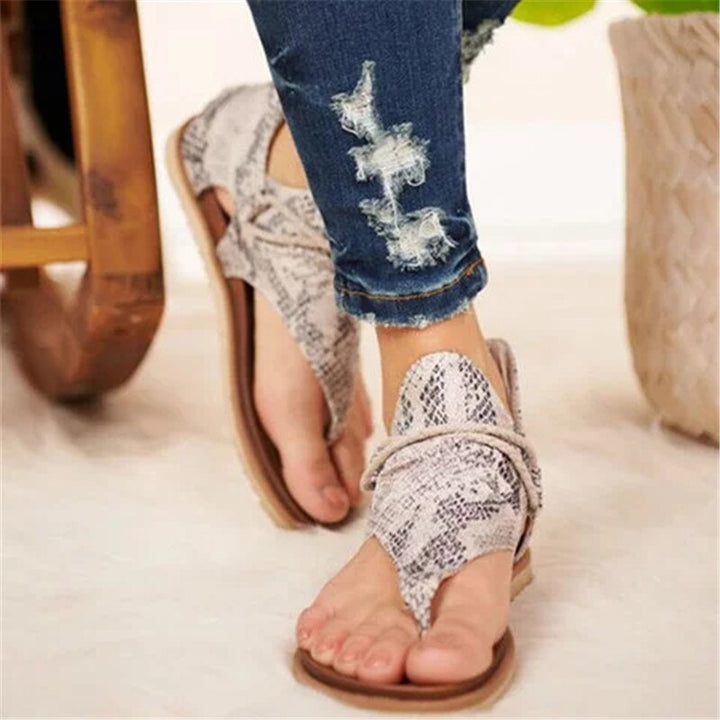 Levoire | Sandales Léopard Tendance & Soutenante Zèbre