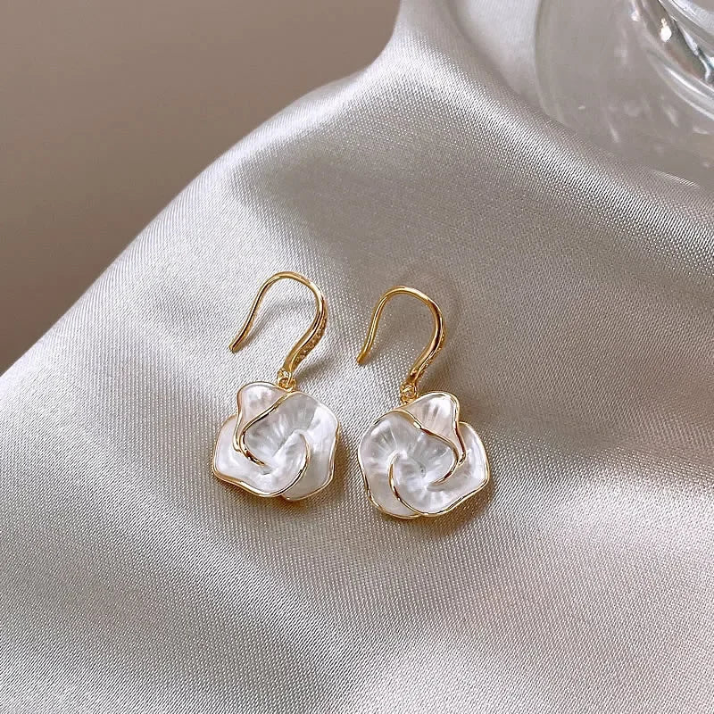 Levoire | Boucles D'Oreilles Émail Fleuries 661686