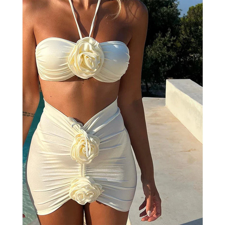 Levoire | Ensemble De Bikini Trois Pièces Avec Couverture Vêtement De Bain