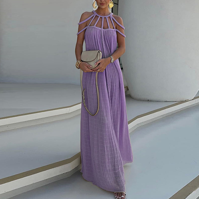 Levoire | Robe Longue À Coupe Fluide Morado Taille unique (34-46)