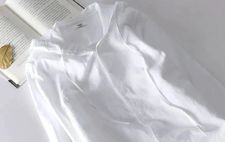 Levoire | Chemise En Lin Décontractée Avec Capuche Légère Et Respirante