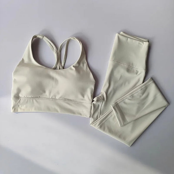Levoire | Ensemble Yoga 2 Pièces Beige
