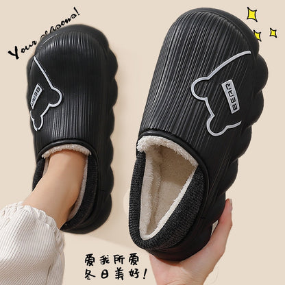 Levoire | Pantoufles En Coton Épaisse Semelle Plate