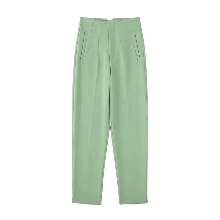 Levoire | Pantalon Formelle Taille Haute Menthe