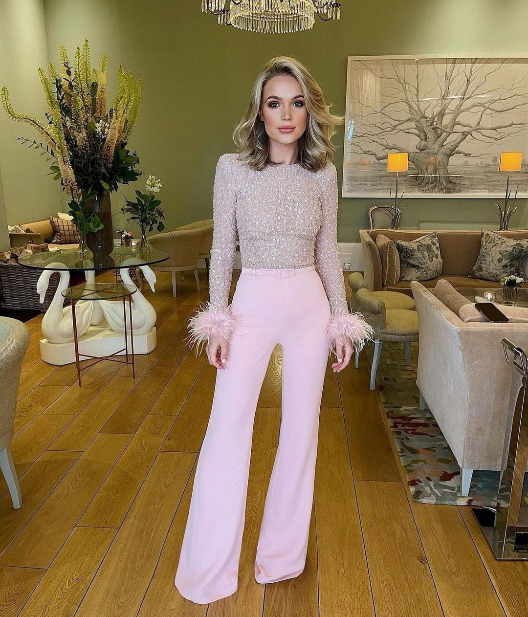 Levoire | Salopette - Parfaite Pour Toute Occasion Festive Rosa