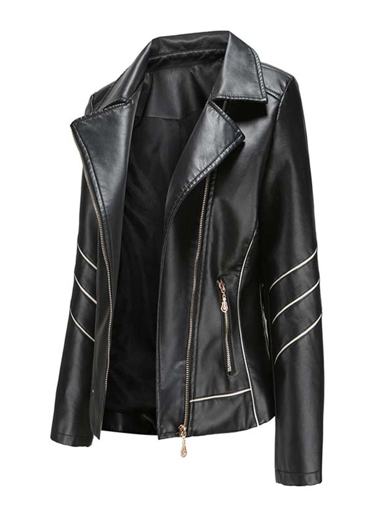 Levoire | Veste En Simili Cuir Élégante Pour Femmes