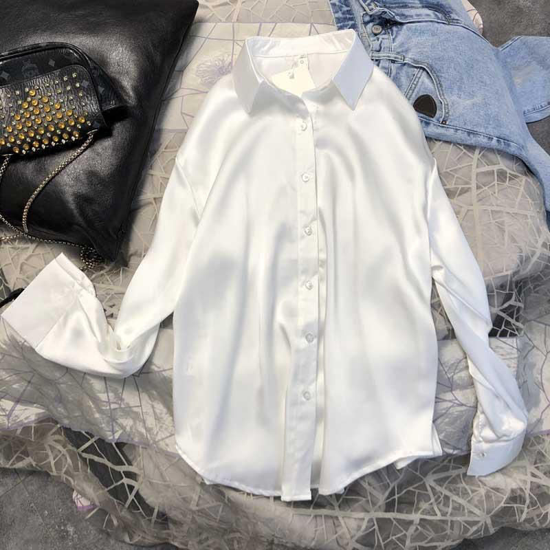 Levoire | Blouse En Soie Pour Femmes Blanc