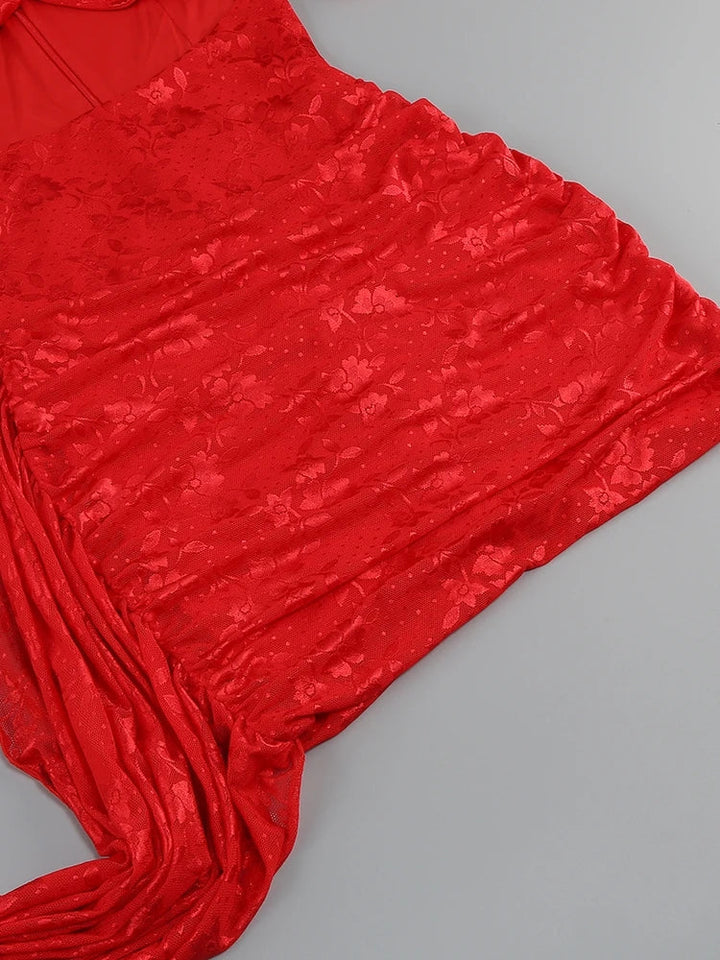 Levoire | Nouvelle Robe Mini Sexy Avec Des Gants Longs