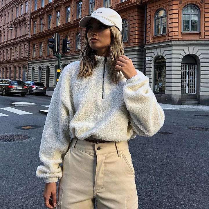 Levoire | Pull En Peluche Décontracté D'Hiver