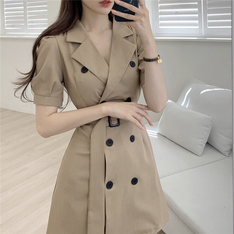 Levoire | Robe Vintage A-Ligne Col V