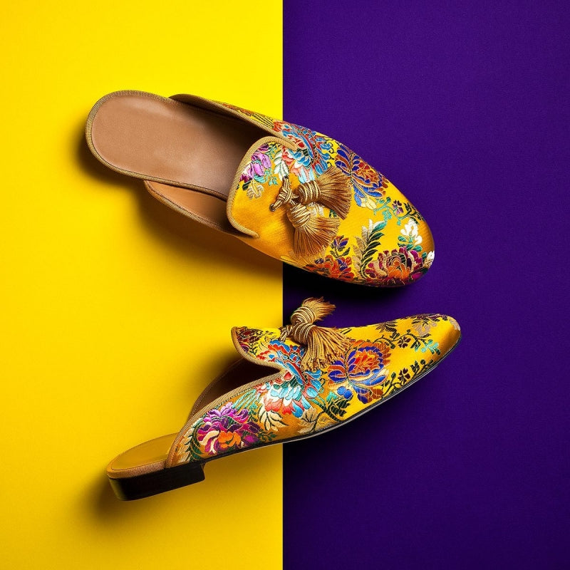 Levoire | Chaussures Avec Des Glands Fleuris 39