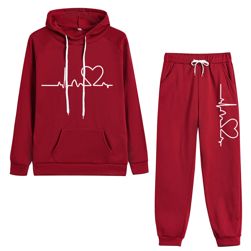 Levoire | Ensemble De Loisirs Confortable (Sweat À Capuche Et Pantalon) Rot