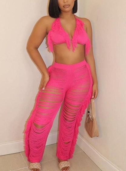 Levoire | Jeans Déchirés & Top Pour Femmes