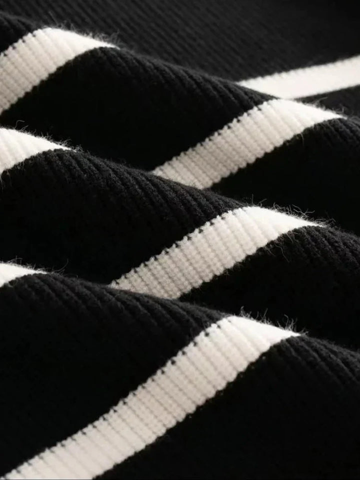 Levoire | Pull En Tricot Élégant Pour Hommes Avec Fermeture Éclair