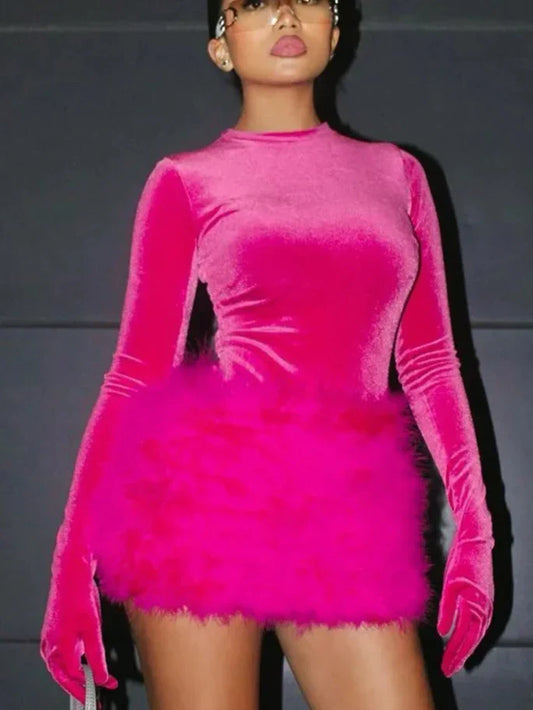 Levoire | Velours Manche Longue Gants Unis