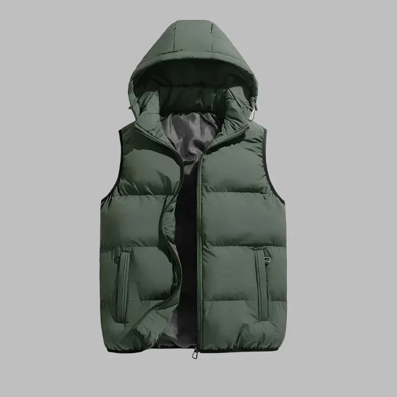 Levoire | Veste De Transition Légère Pour Hommes Avec Capuche Vert militaire