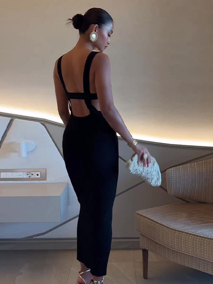 Levoire | Robe Midi Tricotée Élégante