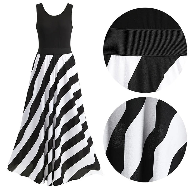 Levoire | Gracieuse robe mini rayée